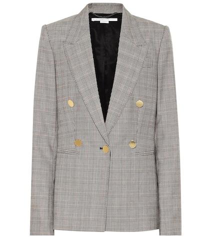 Stella Mccartney Checked Wool Blazer