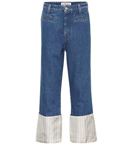 Loewe Striped-cuff Jeans