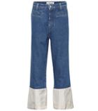 Loewe Striped-cuff Jeans