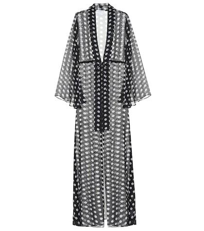 Rag & Bone Betty Dotted Chiffon Cape