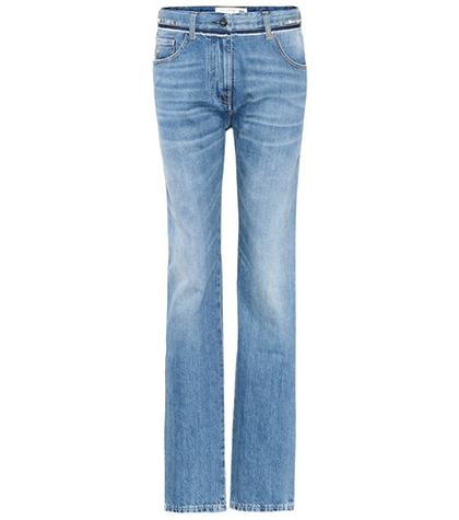 Valentino Rockstud Mid-rise Jeans