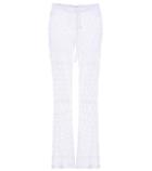 Anna Kosturova Bianca Crocheted Cotton Trousers