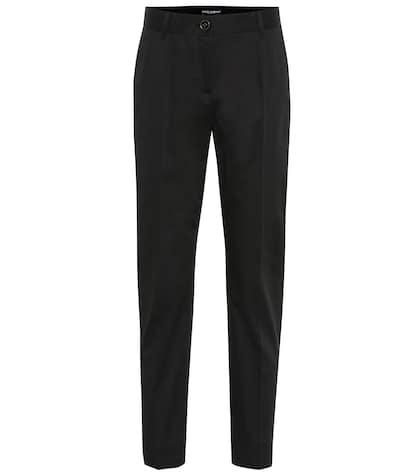 Dolce & Gabbana Cotton-poplin Pants