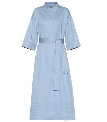 Co Belted Cotton Shirt Dress