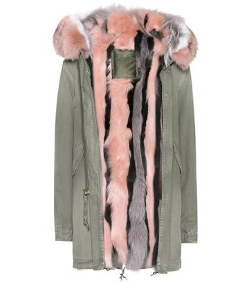 Victoria Beckham Fur-lined Cotton Parka