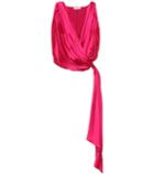 Attico Sleeveless Satin Top