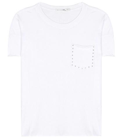 Rag & Bone Studded Cotton T-shirt