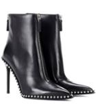 Pierre Hardy Embellished Leather Ankle Boots