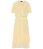 Junya Watanabe Silk-chiffon Midi Dress