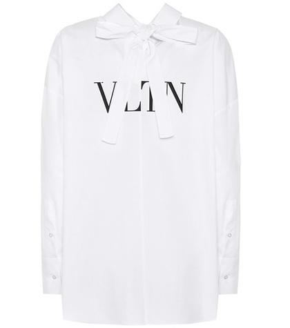 Loewe Vltn Printed Cotton Top