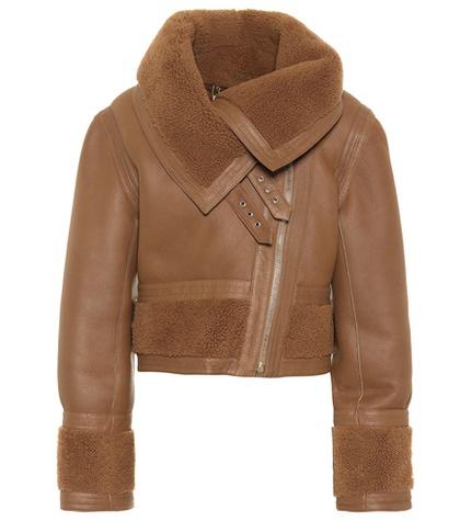Valentino Garavani Fleeting Cavalry Leather Jacket