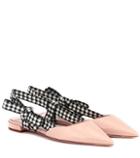 Valentino Garavani Patent Leather Slingback Slippers