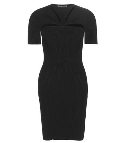 Alexander Mcqueen Knitted Dress With Cut-out Panels
