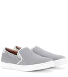 Gianvito Rossi Venice Velvet Slip-on Sneakers