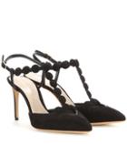 Nicholas Kirkwood T-strap Quantum Suede Pumps