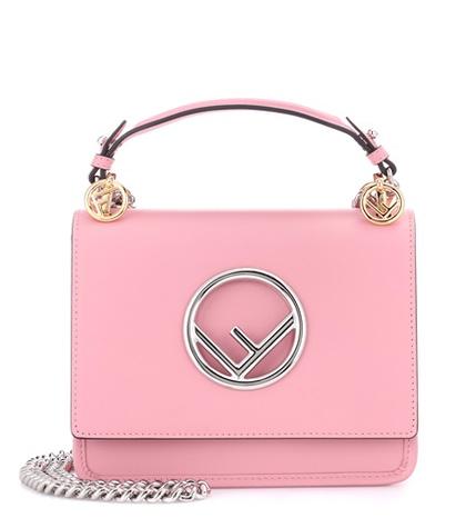 Fendi Exclusive To Mytheresa.com – Kan I F Mini Leather Shoulder Bag