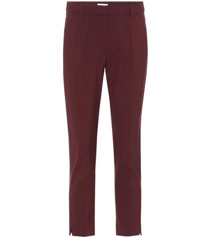 Brunello Cucinelli Cropped Stretch Wool Pants