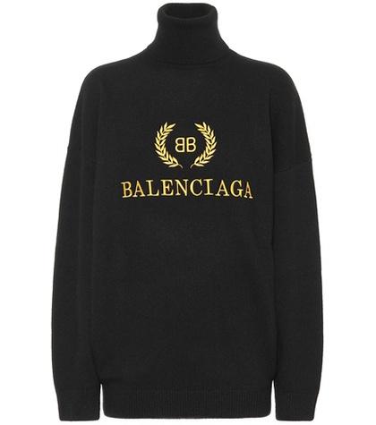 Balenciaga Bb Mode Turtleneck Sweater
