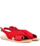 Etro Maria Suede Sandals