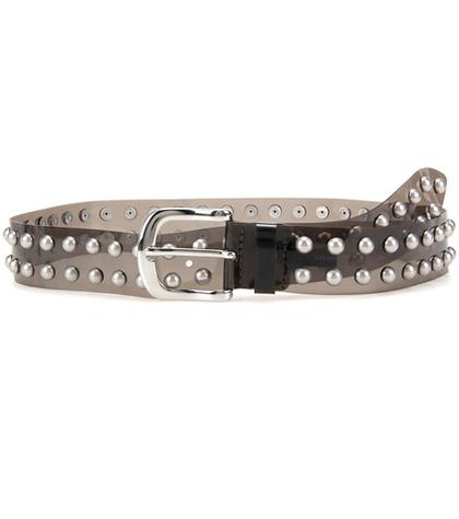 Isabel Marant Ceinture Embellished Transparent Belt