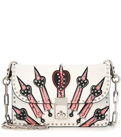 Valentino Garavani Valentino Garavani Loveblade Leather Crossbody Bag