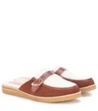 Ancient Greek Sandals Hestia Suede Slippers