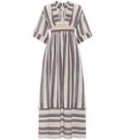 Miu Miu Ferrers Striped Cotton Dress