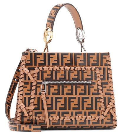 Fendi Runaway Leather Shoulder Bag
