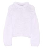 Tibi Cotton-blend Cropped Sweater