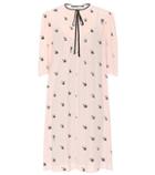 Mcq Alexander Mcqueen Swallow Crêpe De Chine Dress