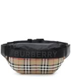 Burberry Ll Sonny Check Nylon Belt Bag