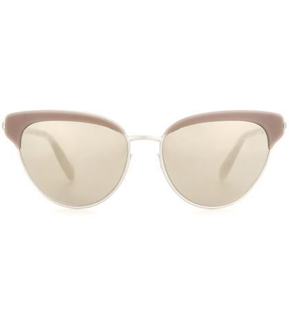 Oliver Peoples Josa Mirrored Cat-eye Sunglasses