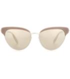 Oliver Peoples Josa Mirrored Cat-eye Sunglasses