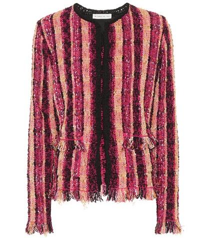 Etro Striped Cotton-blend Cardigan