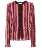 Etro Striped Cotton-blend Cardigan