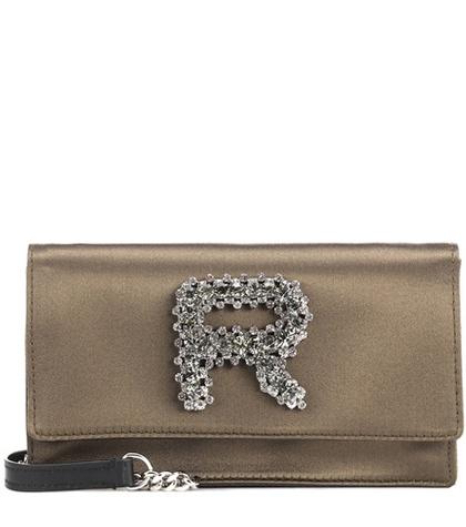 Acne Studios Embellished Satin Shoulder Bag