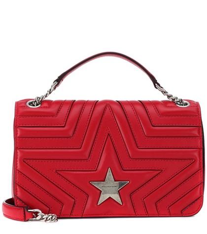 Stella Mccartney Stella Star Leather Shoulder Bag
