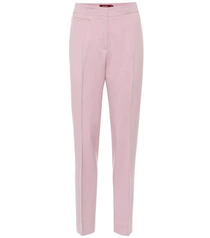 Sies Marjan Wool Straight Cropped Pants