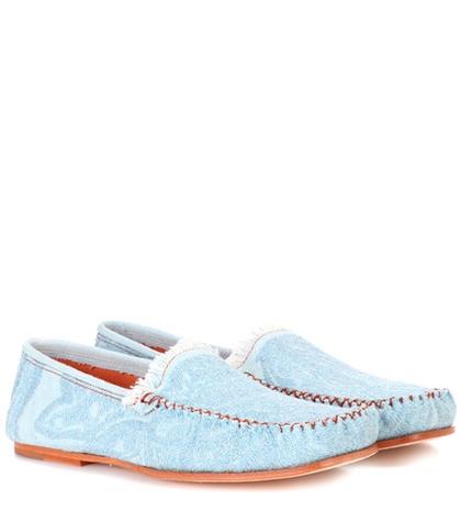 Kenzo Jackson Denim Loafers