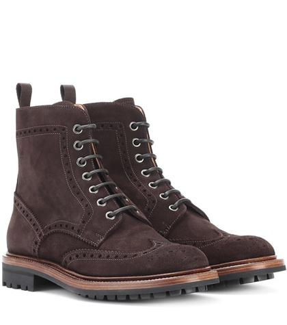 Dolce & Gabbana Angelina Suede Ankle Boots