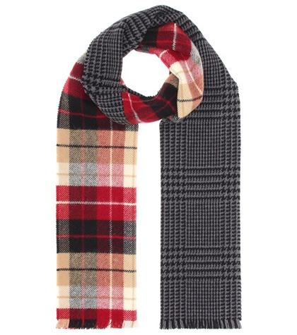 Miu Miu Plaid Wool-blend Scarf