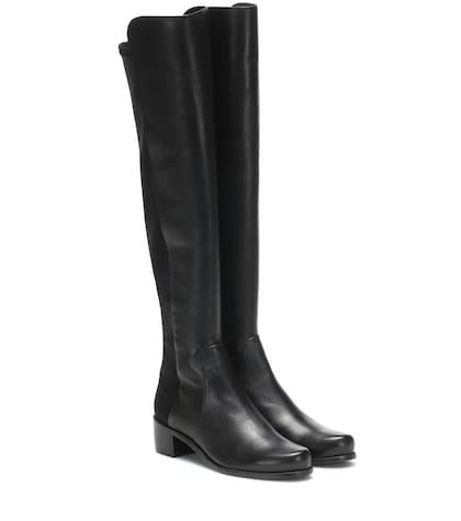 Stuart Weitzman Reserve Leather Over-the-knee Boots