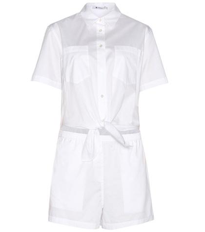 T By Alexander Wang Cotton Playsuit