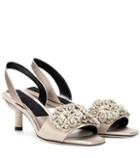 Sanayi 313 Randa Embellished Slingback Sandals