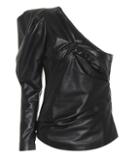 Jonathan Simkhai Noop One-shoulder Leather Top