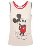 Saint Laurent Mickey Mouse Cotton Tank Top
