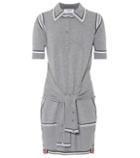 Thom Browne 2-in-1 Merino Wool Cardigan Dress