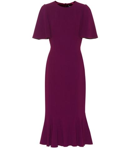 Dolce & Gabbana Stretch Crêpe Midi Dress