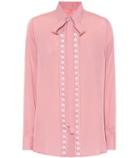 Loewe Cotton And Silk-blend Shirt