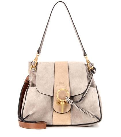 Chlo Lexa Suede Crossbody Bag